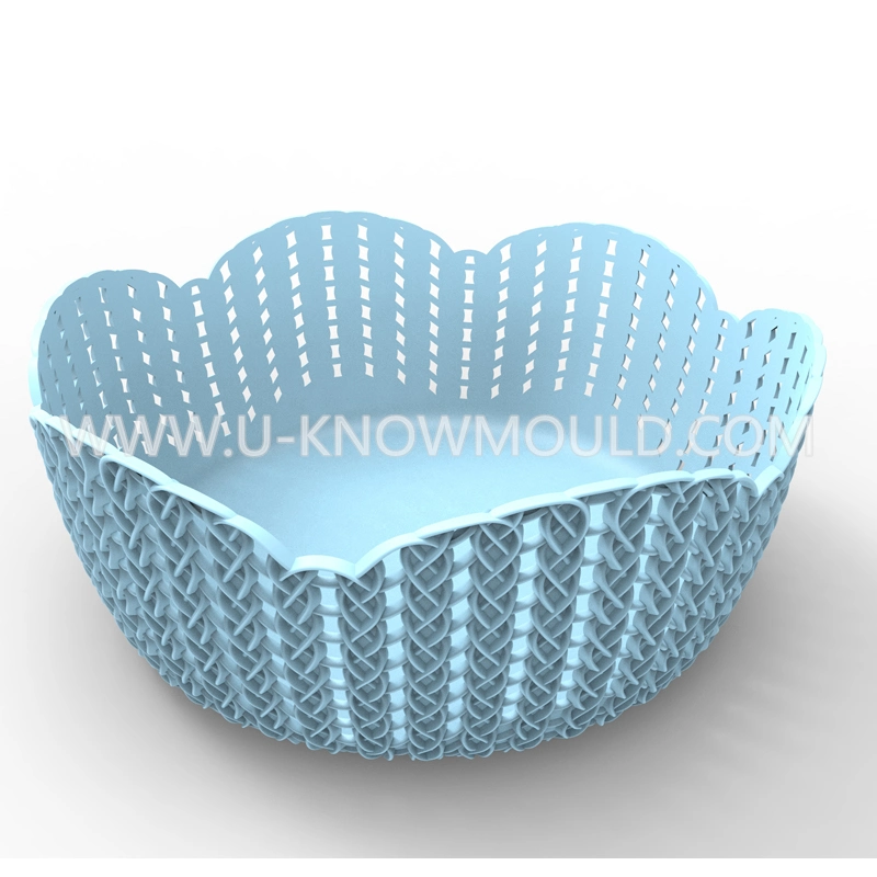 Plastic Rattan Fruit and Vegetable Basket Mold/Plastic Basket Mould