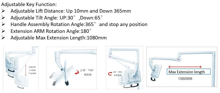 Ceiling Mounted Surgical Ceiling Operation Lamp Light TV Bracket