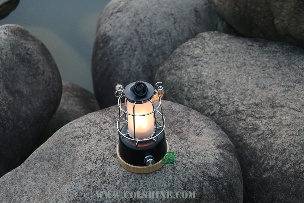 Outdoor Tent Light Camping Bamboo Lamp