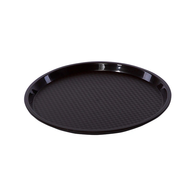 New Design Bar Serving Plastic Basket Weave Tray