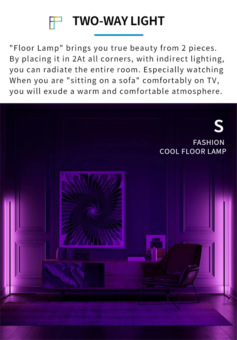 Modern LED Floor Lamps for Living Room