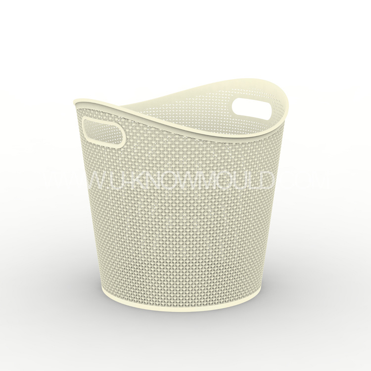 Plastic Rattan Basket Injection Mould Plastic Household Storage Basket Mold