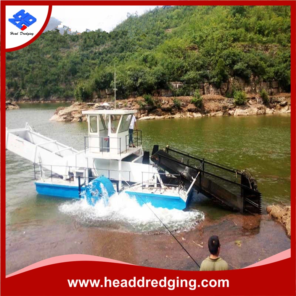 Weed Cutting Machine/River Cleaning Boat/Water Grass Haverster Water Hyacinth Harvester