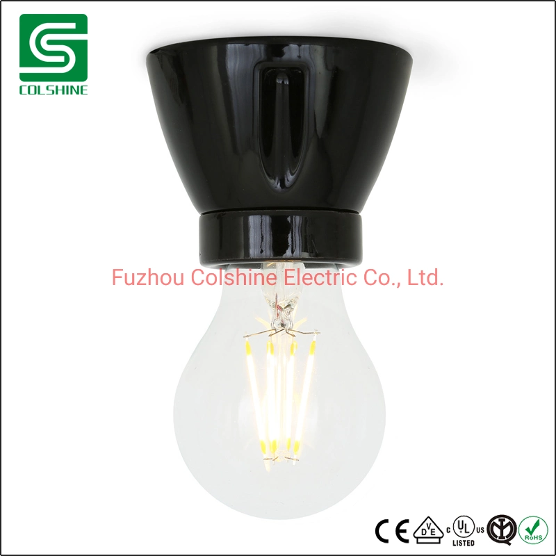 Decorative E27 Vintage Porcelain Lamp Holder Lamp Base