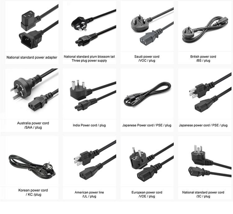 Au Lamp Cord Australia 3 Pin Plug Aus Salt Lamp Cords IEC C13 SAA Cord Australia Power Cord IEC C15