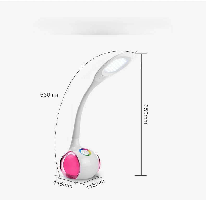 LED Desk Lamp Magic Colorful Color Changing Dimmable LED Book Lamps LED Table Light LED Book Lamp Wholesale Table Lamp Bedroom Lamps Rechargeable Lamp