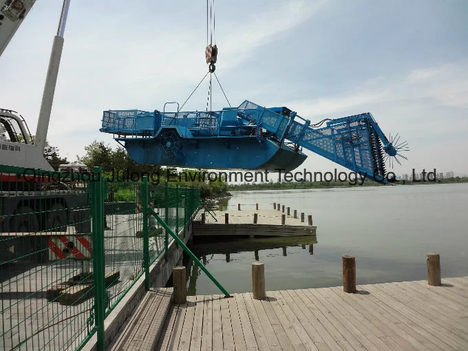 Water Surface Weed Cutting Water Hyacinth Harvester