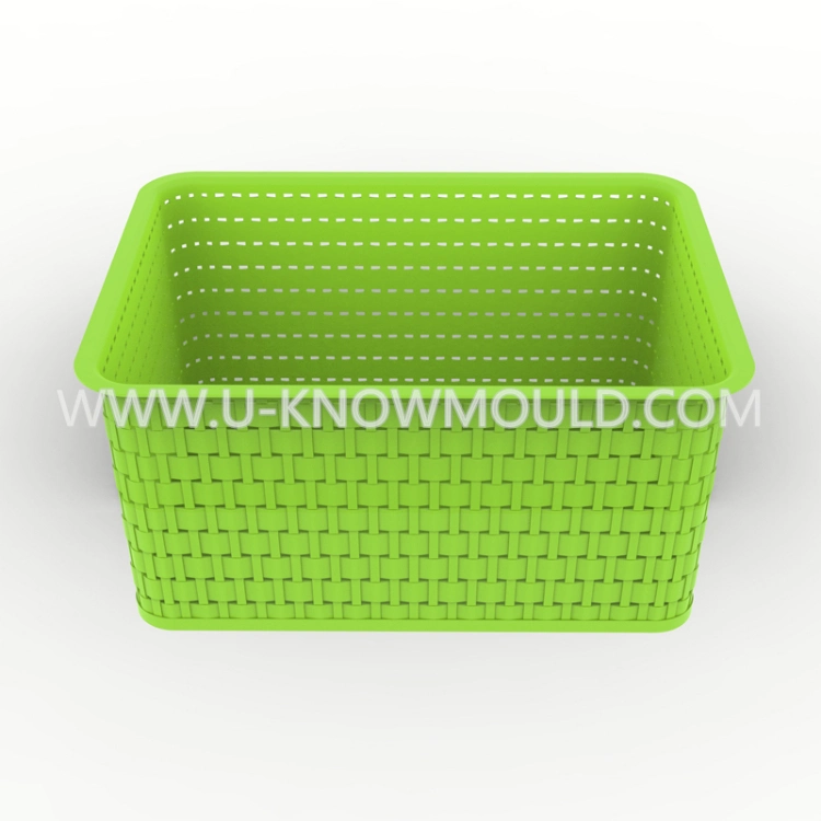 Customize Plastic Injection Mould Storage Rattan Basket Mold