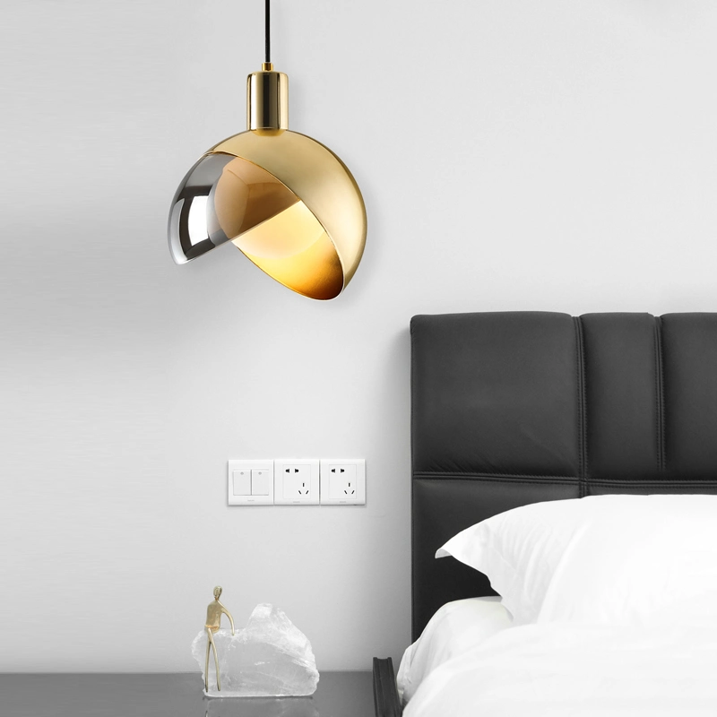 Light Luxury Bedside Lamp Modern Minimalist Restaurant Glass Ball Pendant Lamp