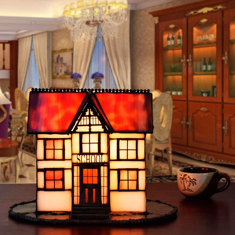 Tiffany Style Table Lamp House Desk Lamp   Glass Lamp Glass Desk Light Lamps