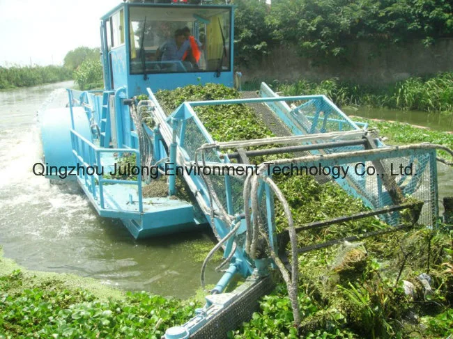 Water Weed Small Harvester Boat/Aquatic Trash Skimmer/Water Hyacinth Removal Machine