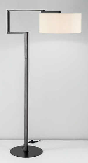 Modern Simple Steel with Acrylic Shade Floor Lamp