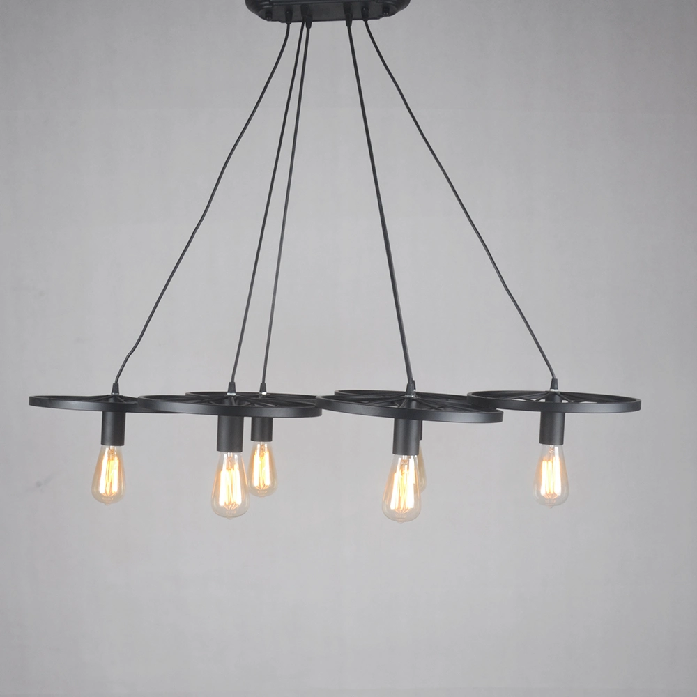 Industrial Hanging Hardware Metals Pendant Lamp Vintage E27 for Kitchen Bar Coffee Light Fixtures