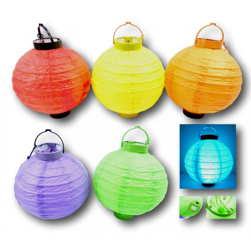 Round Hanging Paper Lanterns Decorations Lampshade Chinese