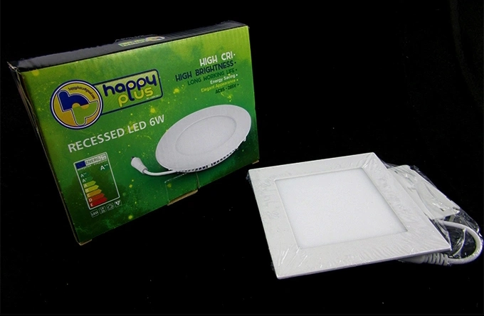 6W Square Flush-Type LED Drop Ceiling Light Panels (SL-MBOO6)