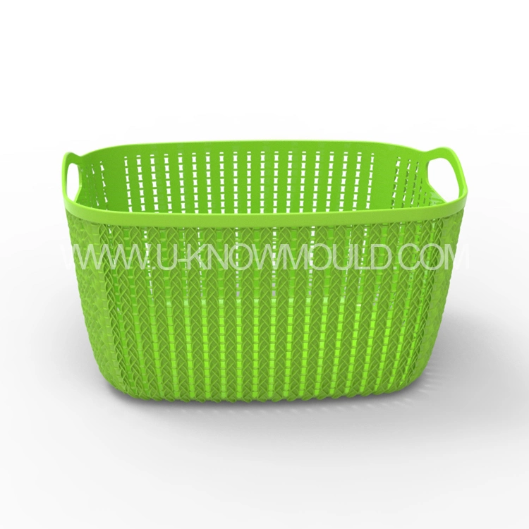 Plastic Rattan Basket Injection Mould Plastic Household Basket Mold