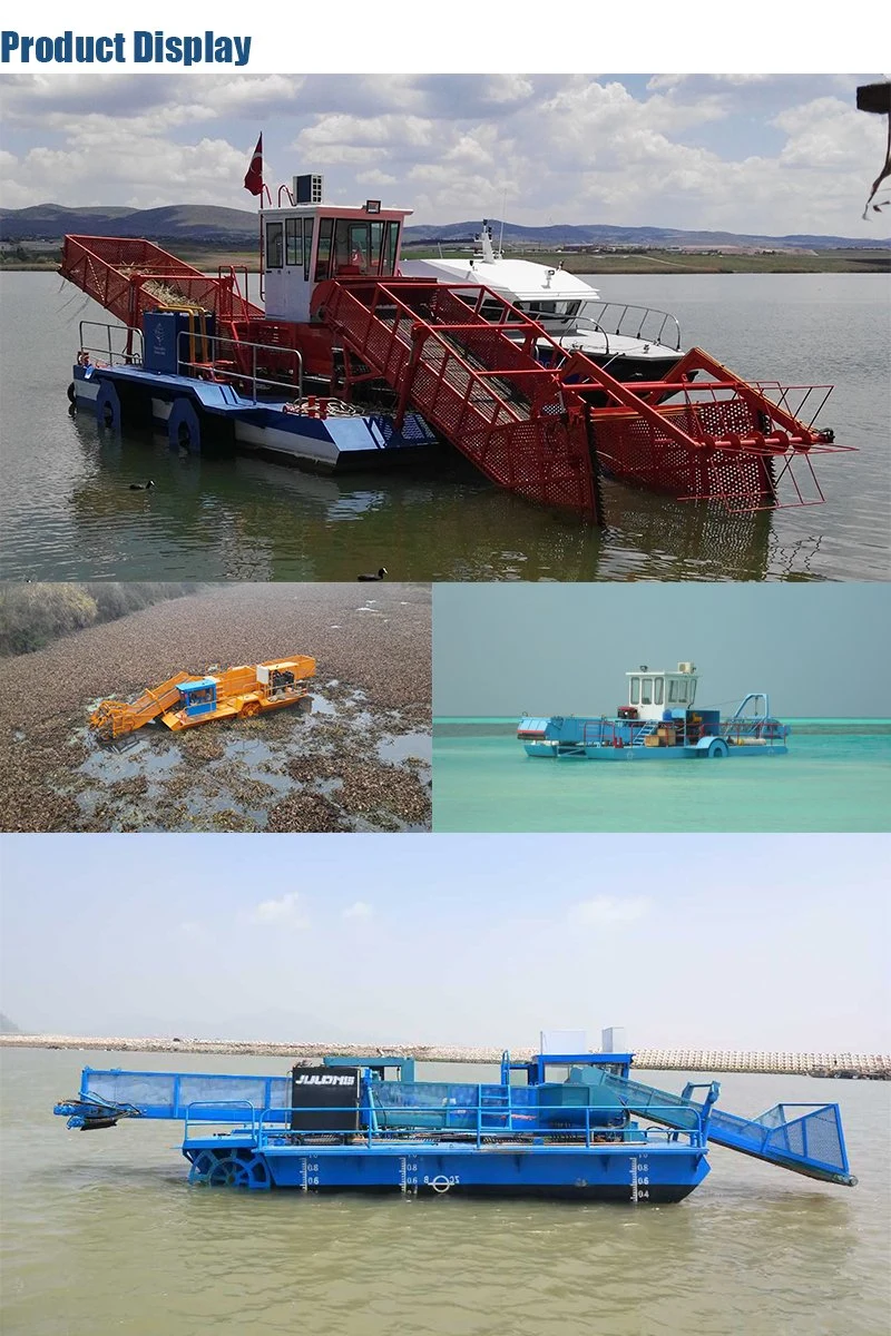 China Water Hyacinth Harvester/Algae Harvester/Water Weed Cutting Harvester