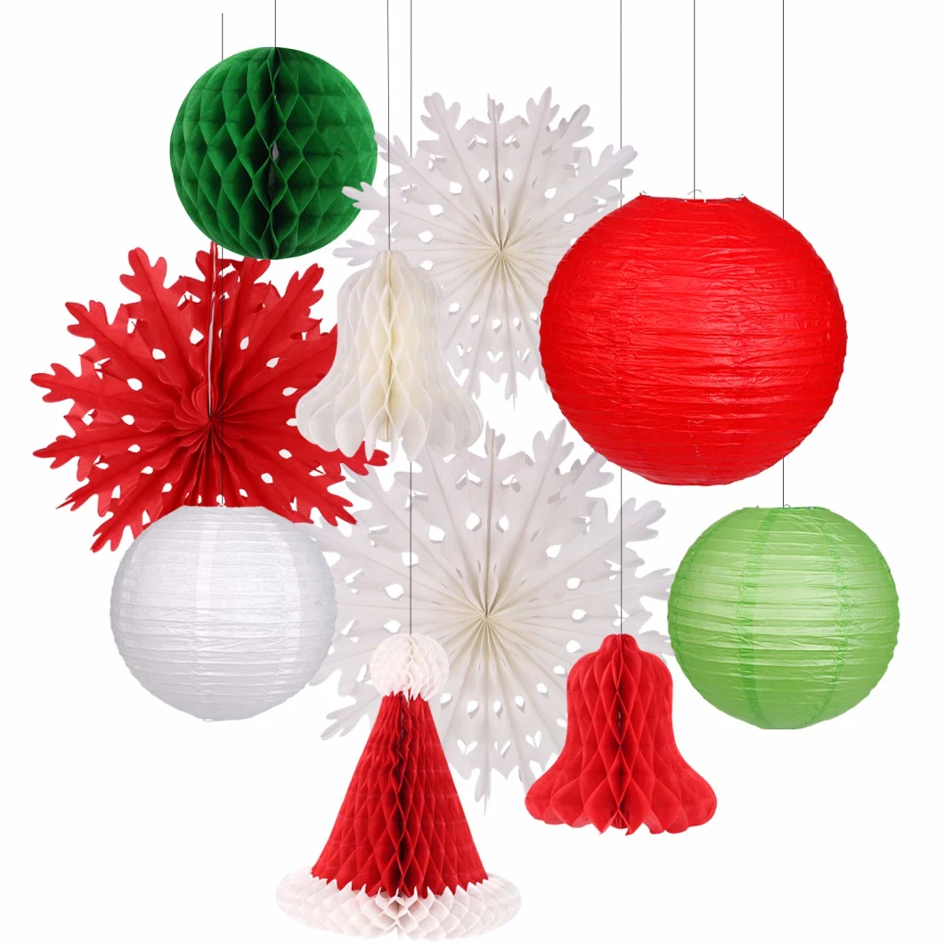 Colorful Paper Lanterns Chinese Round Paper Lantern Party Decoration