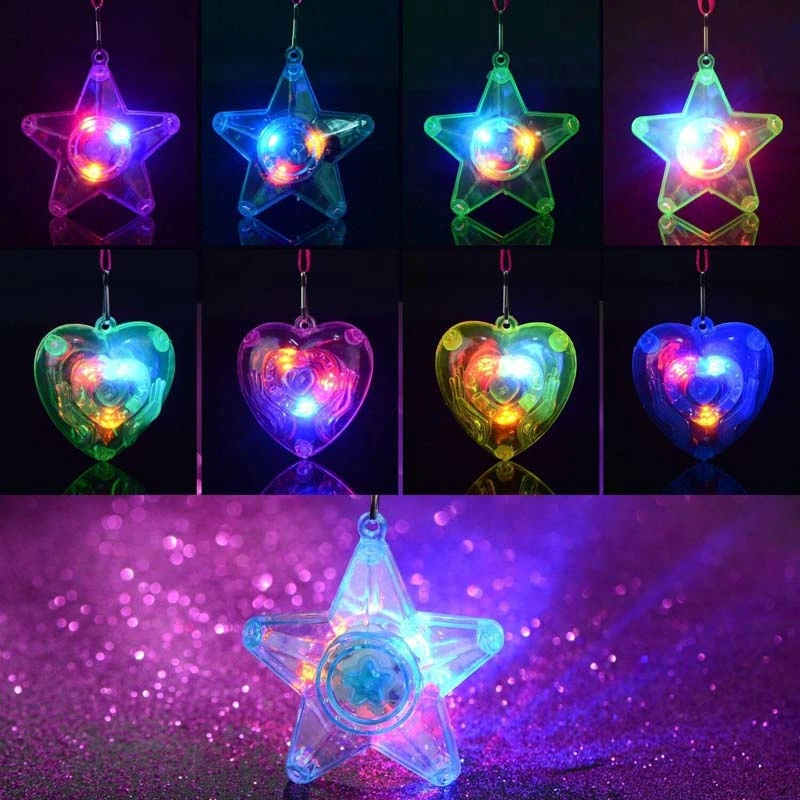 LED Light up Necklace Shining Pendants Lights