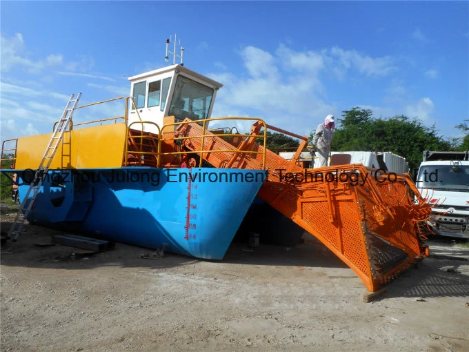 Water Surface Weed Cutting Water Hyacinth Harvester