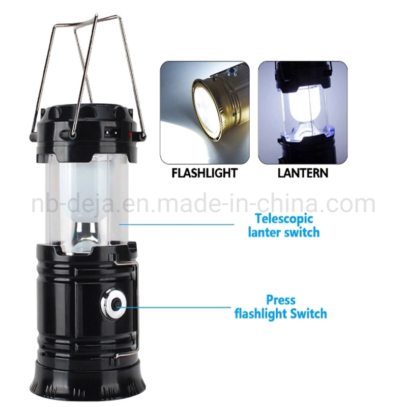 Portable Lights LED Camping Lantern Outdoor Hanging Lamp USB Rechargeable