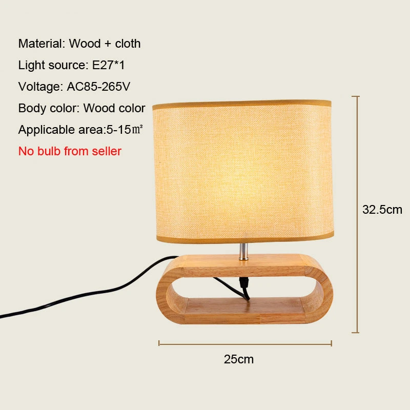 Nordic Solid Wood Table Lamp Creative Modern Wood Magnetic Table Lamp (WH-MTB-100)