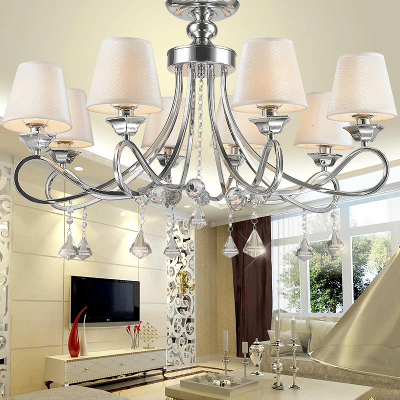 Porcelain Crystal Chandelier for Indoor Home Hanging Light Fixtures (WH-MI-35)