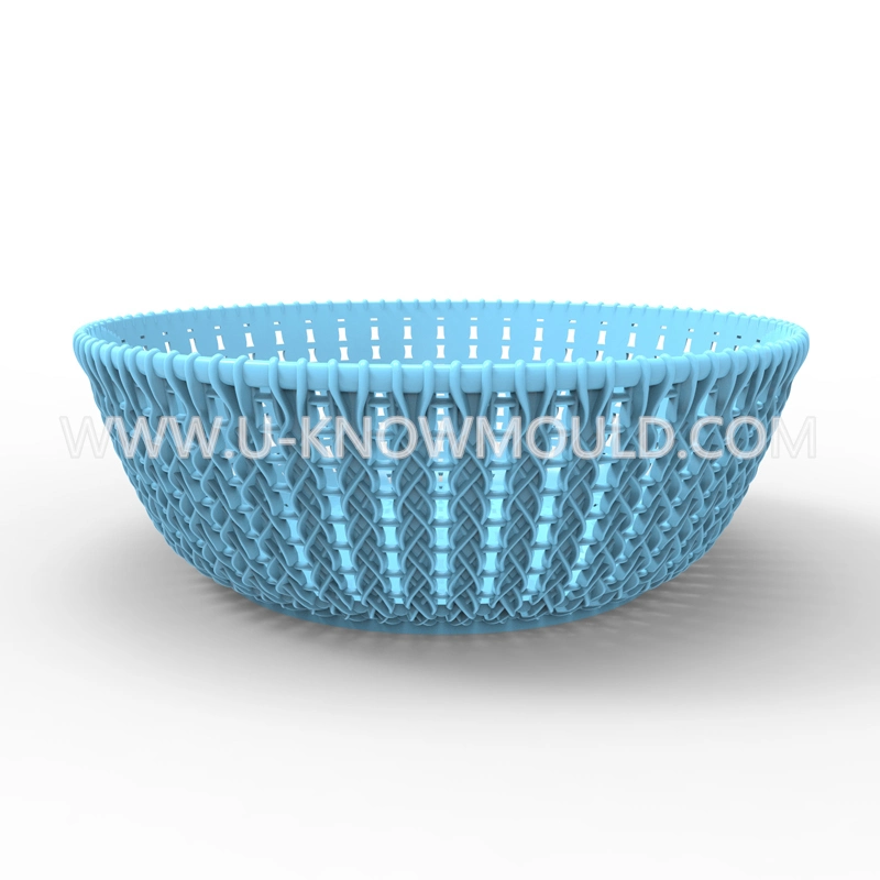 Plastic Rattan Fruit and Vegetable Basket Mold/Plastic Basket Mould