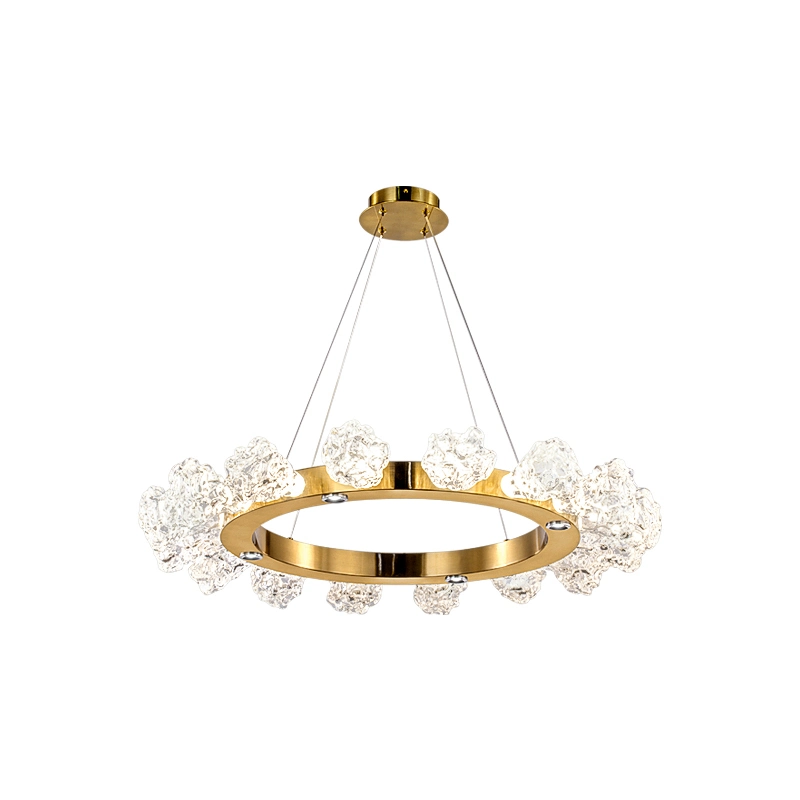 Crystal Diamond Design Pendant Lamp Hotel Lobby Lamp Living Room Lamp