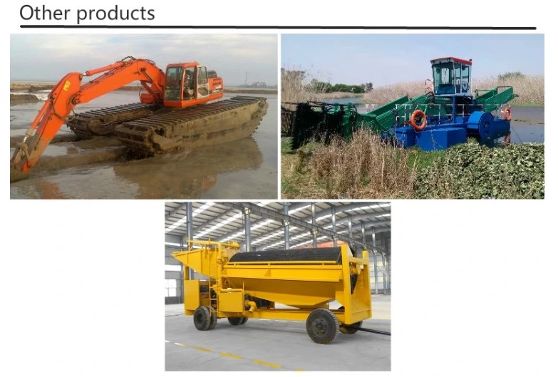 Rubbish Salvage Boat Trash Skimmer Hunter Amphibitious Weed Harvester Reed Harvester Crushing Ship Water Hyacinth Crushing Ship Water Hyacinth Harvester