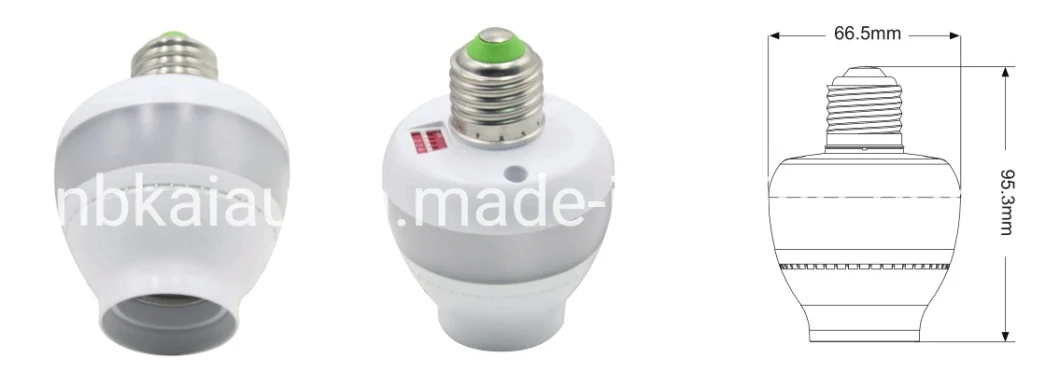 Multi Function WiFi 5.8GHz Hf Microwave Sensor Light Socket Lamp Cap Lamp Base