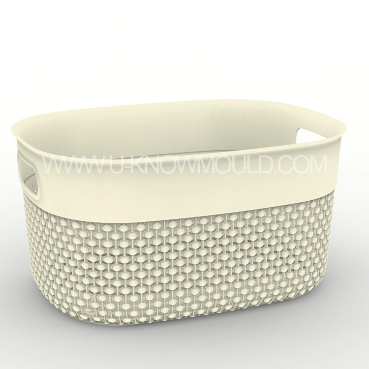 Plastic Rattan Basket Injection Mould Plastic Household Basket Mold