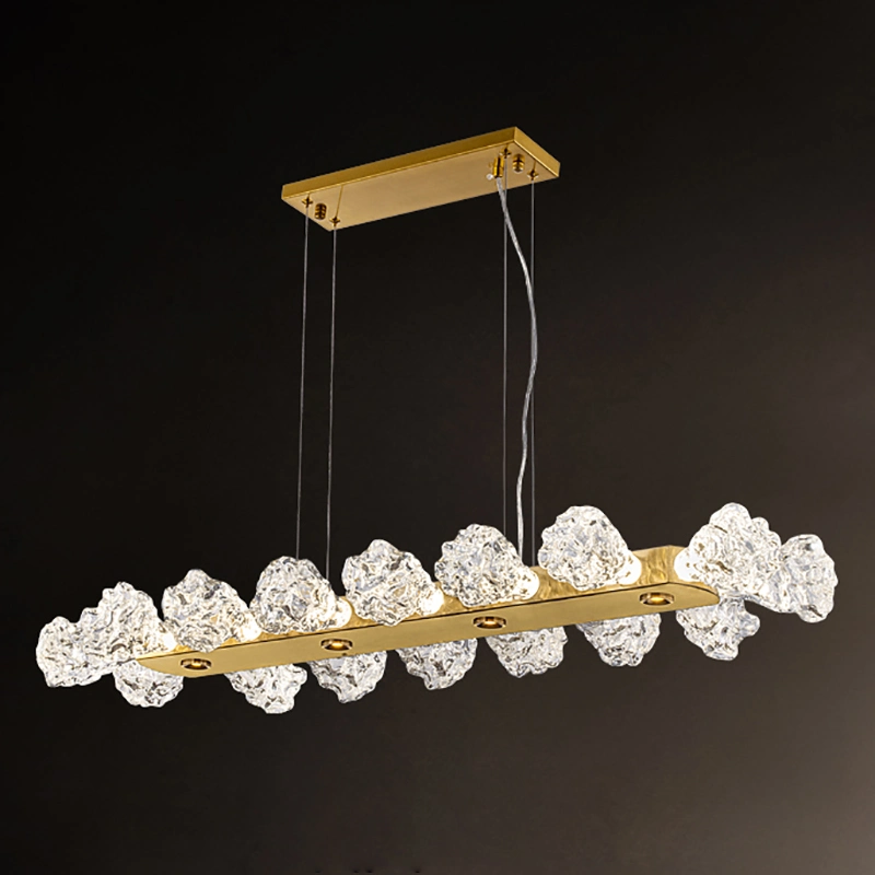 Crystal Diamond Design Pendant Lamp Hotel Lobby Lamp Living Room Lamp