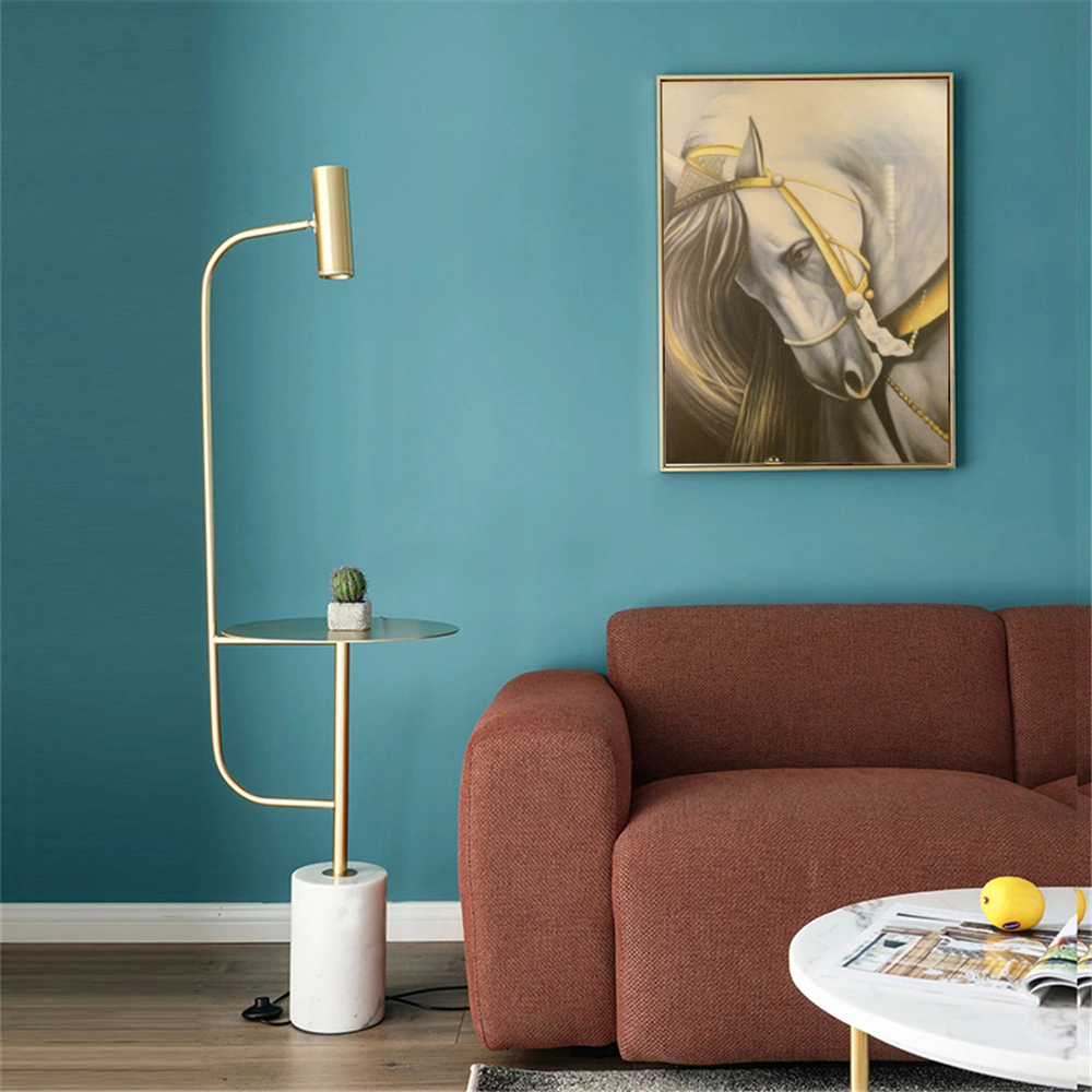 Hotel Decoration LED Marble Base Floor Lamps