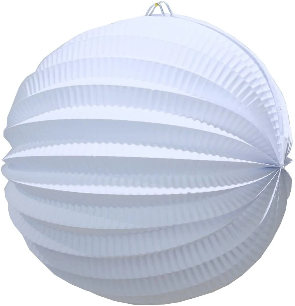 Party Hanging Decorative Round Accordion Paper Ball Lanterns