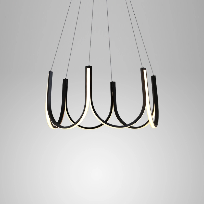 Black Metal Pendant Lamp Ceiling Lamp Living Room Lamp LED