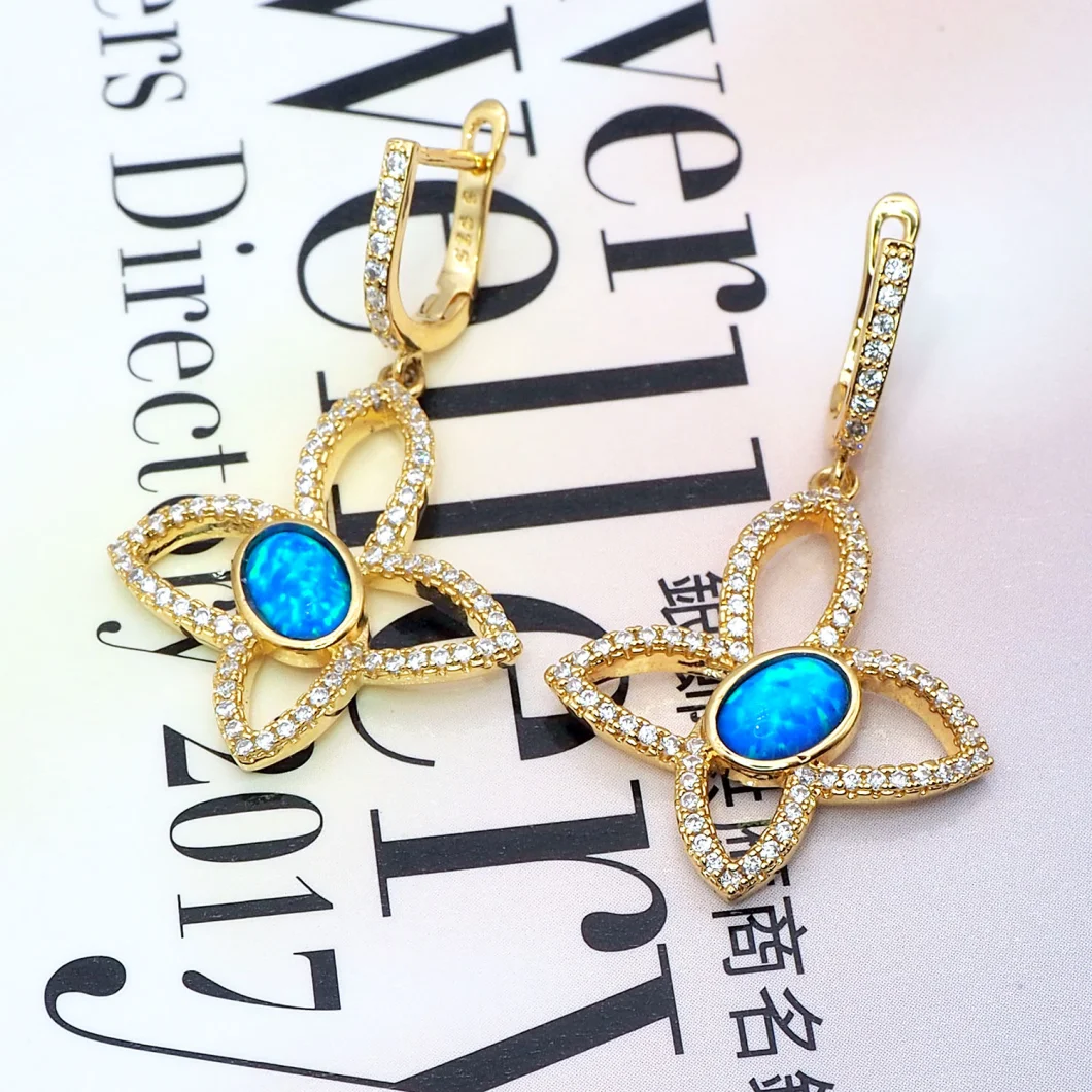 Jewelry Supplier Wholesale 925 Sterling Silver Pendants Opal Pendants Butterfly Pendants