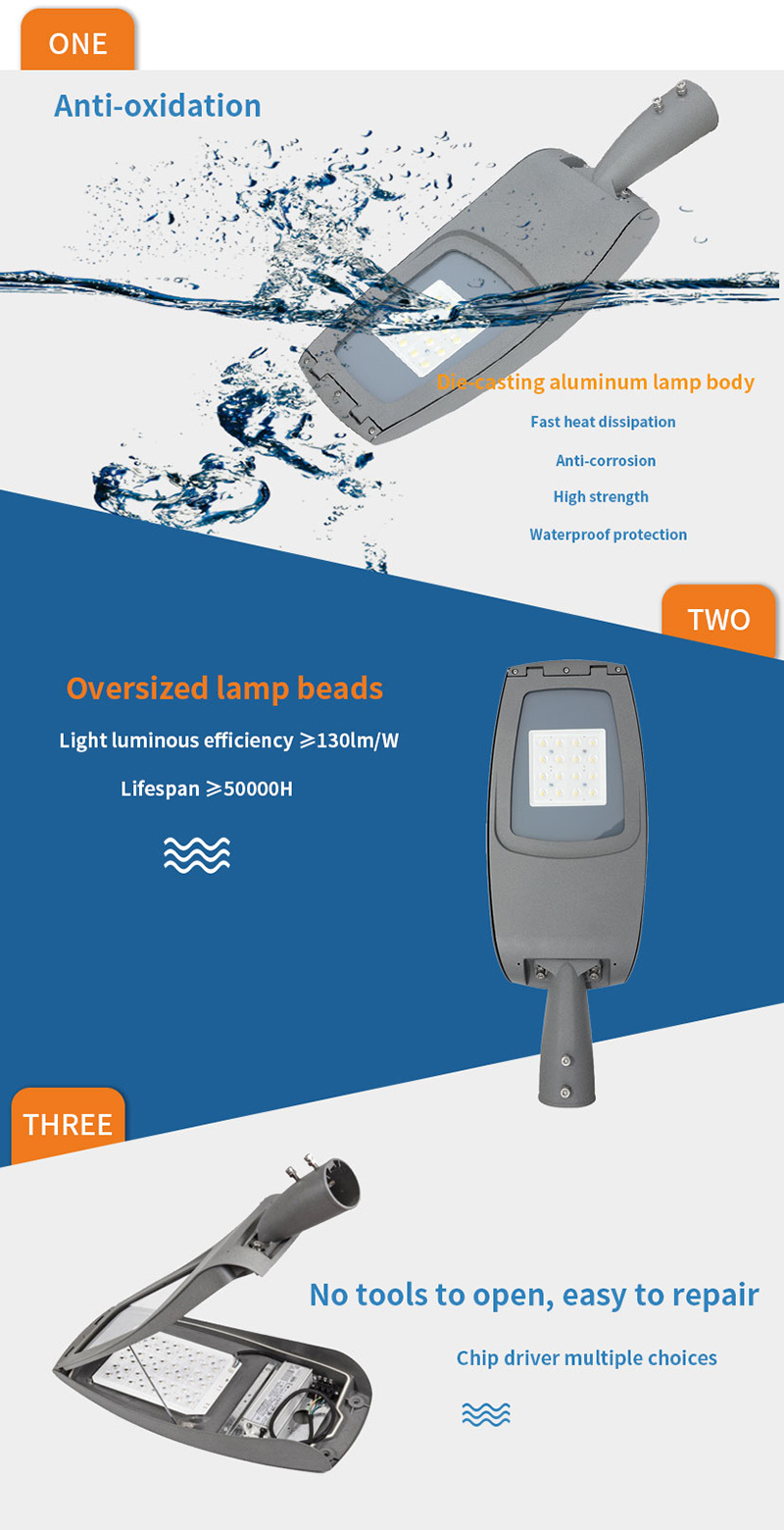 Chinese Popular 40W LED Street Lamp Accessory with Modern Lamp Shade Lampshade Wholesale