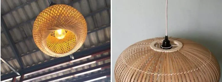 Customized Eco-Friend Handmade Vintage Rattan Lantern