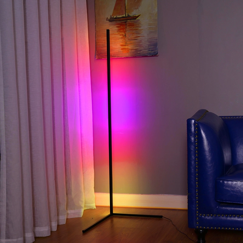 Modern European Minimalist Bedroom RGB Dimmable Floor Lamp Creative Personality Atmospheric Floor Lamp