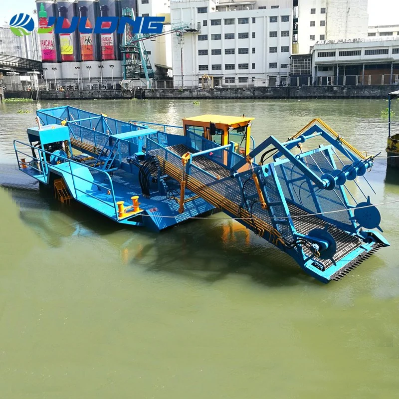 Water Surface Weed Cutting Water Hyacinth Harvester