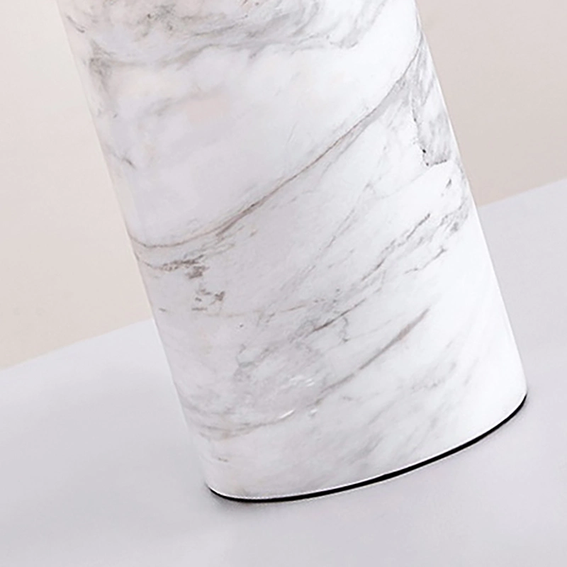 Marble Texture White Lampshade Mini Table Lamp Bedroom Lamp Nightstand