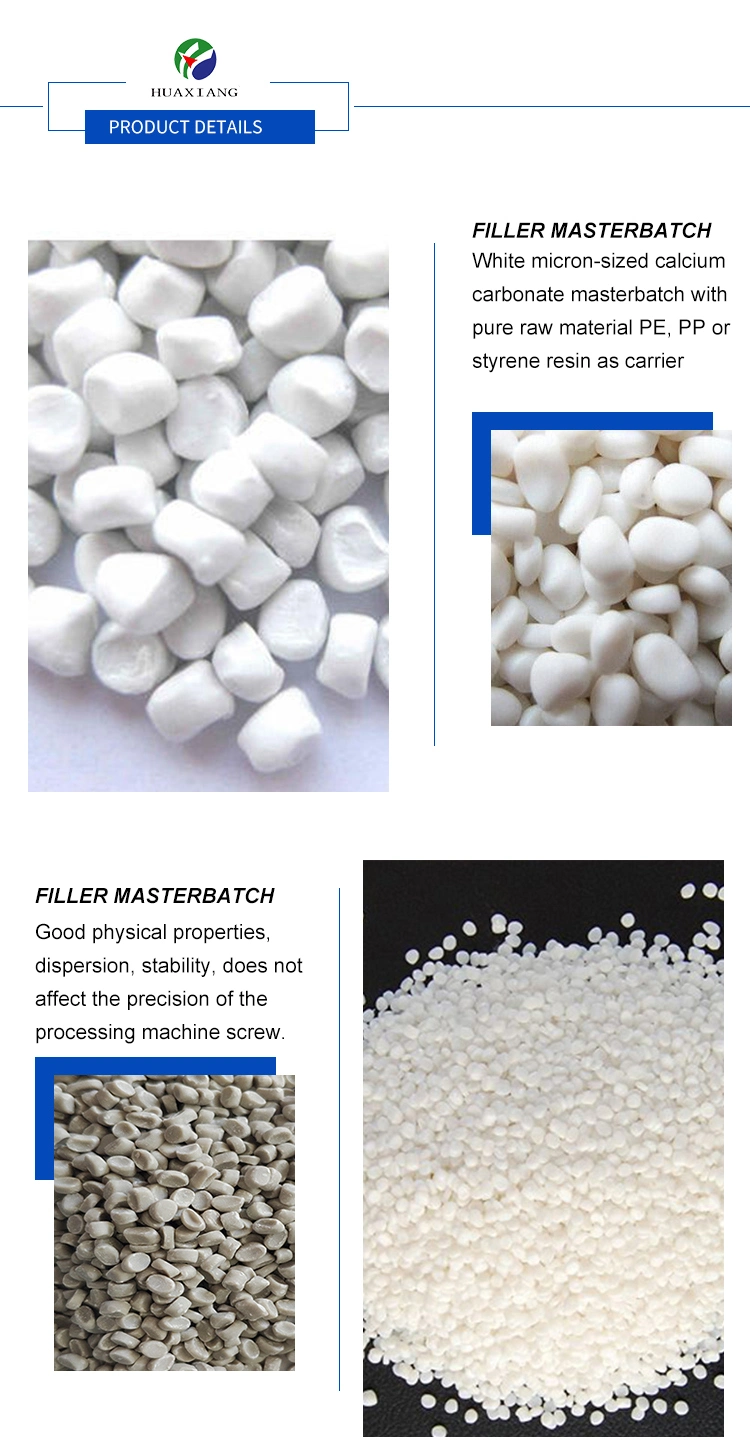 Talc Filler Masterbatch for Blow Film /Injection Molding Plastic Granule Pellets