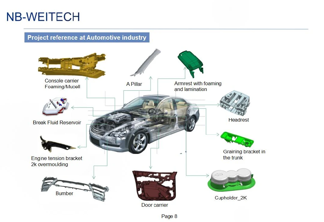 Plastic Injection Molding for Auto Functional 2K Part