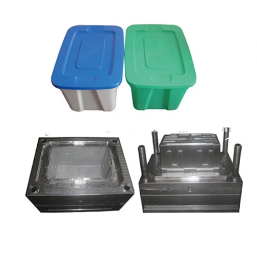 Custom Clear Tote with Locking Lid Plastic Injection Mold Factory