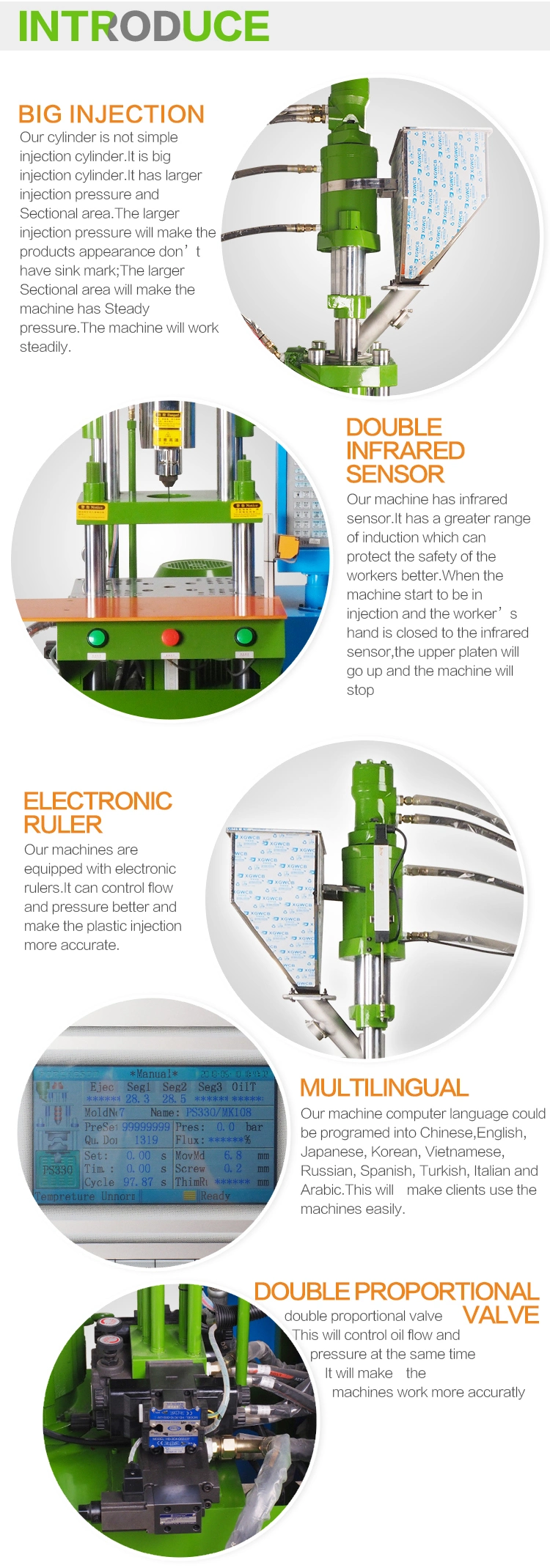 New Design LED Light Module Vertical Automatic Injection Making Molding Machine Manufacturing