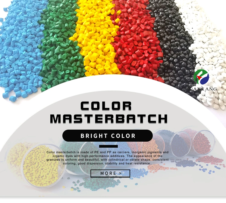 Black/White/Color Masterbatch Plastic Pellets for Injection Molding