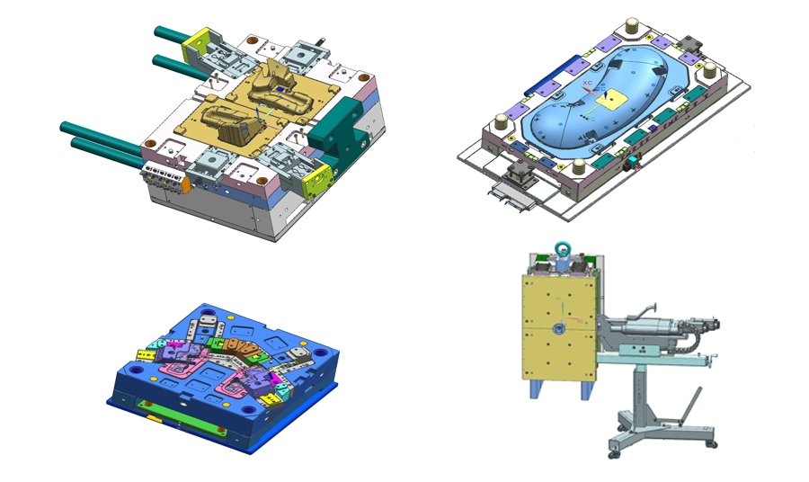 Various Car Components Plastic Molds Like Inlet Manifold Injection Molds