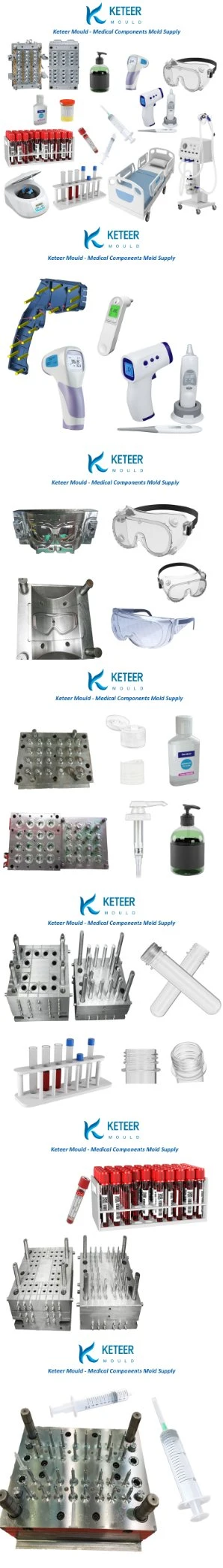 OEM Medical Instruments Plastic Injection Moulds for Plastic Injection Moulding