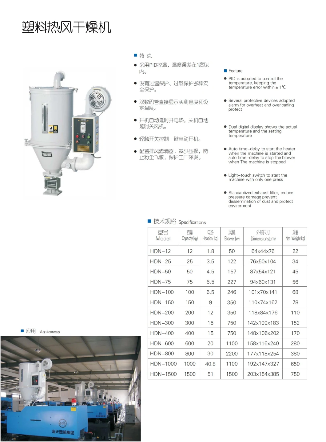 Plastic Dryer Use PE Hopper Long Life Industrial Injection Mold Air Honey Resin Vacuum for Recycling Machine